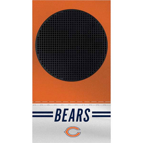 NFL Chicago Bears White Striped Xbox Series S Console Skin